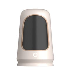 Bærbar romvarmer 1200W/rask oppvarming/stille drift Rosa