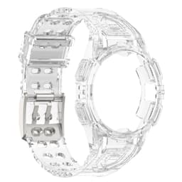 Klokkebånd TPU for Samsung Galaxy Watch 4/5 40 mm Gjennomsiktig Samsung Galaxy Watch 4/5 40 mm