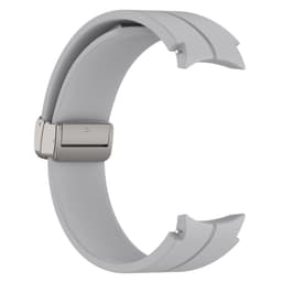 Silikoninen kelloranneke taitettavalla soljella Vaalean harmaa S Samsung Galaxy watch5 pro