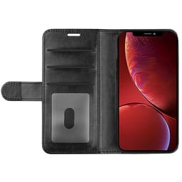 iPhone 13 lommebok -deksel PU -lær / TPU svart