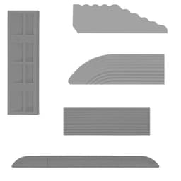 Klatrematte Step Ramp Strip Fit for Xiaomi Ecovacs Narwal Roborock Grå