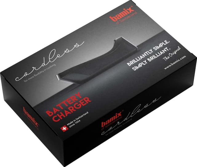 Bamix ledningsfri stavblender batterioplader 3101.001 (sort)