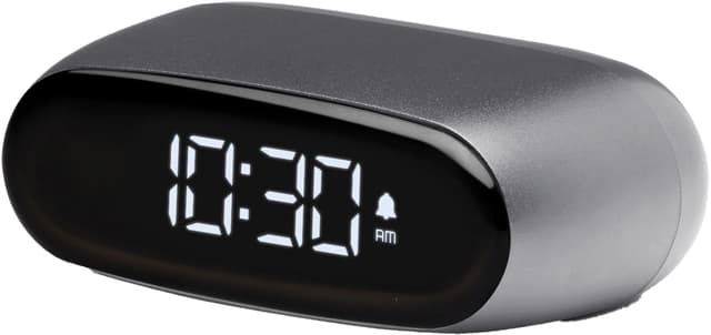 Lexon Minut vekkerklokke LR154X (Gun metal)