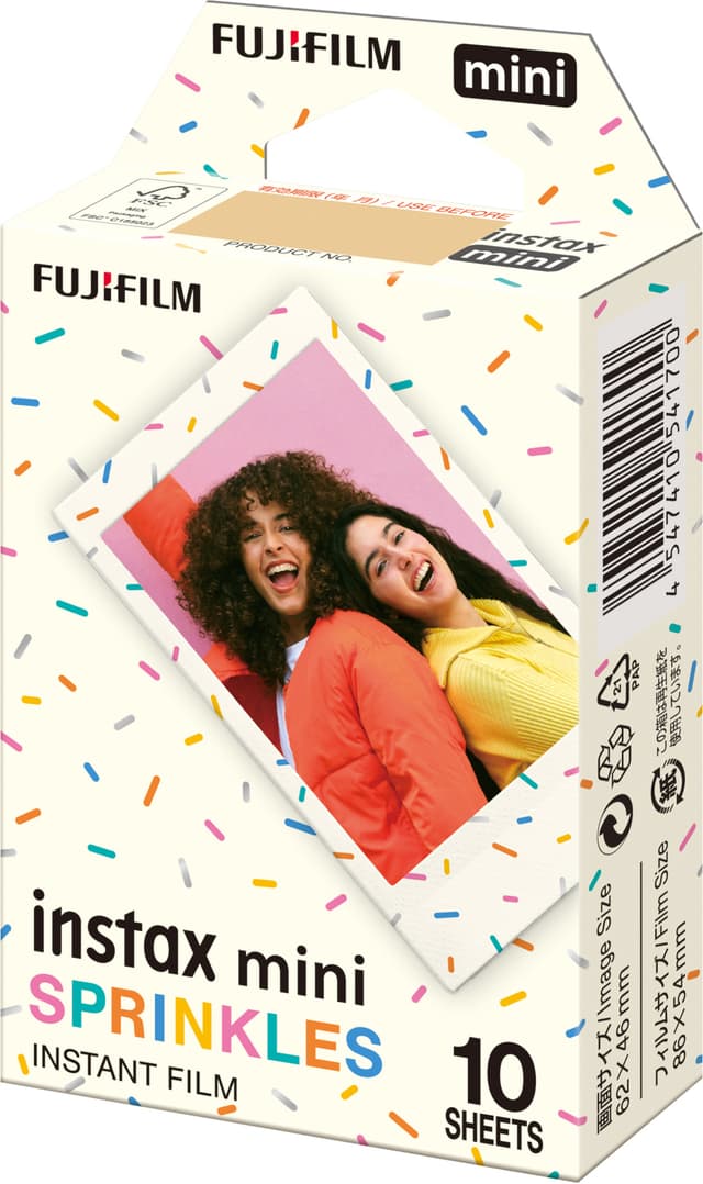 Fujifilm Instax Mini Sprinkles snabbfilm (10-pack)