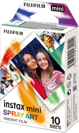 Fujifilm Instax Mini Spray Art instant-film (10-pk)
