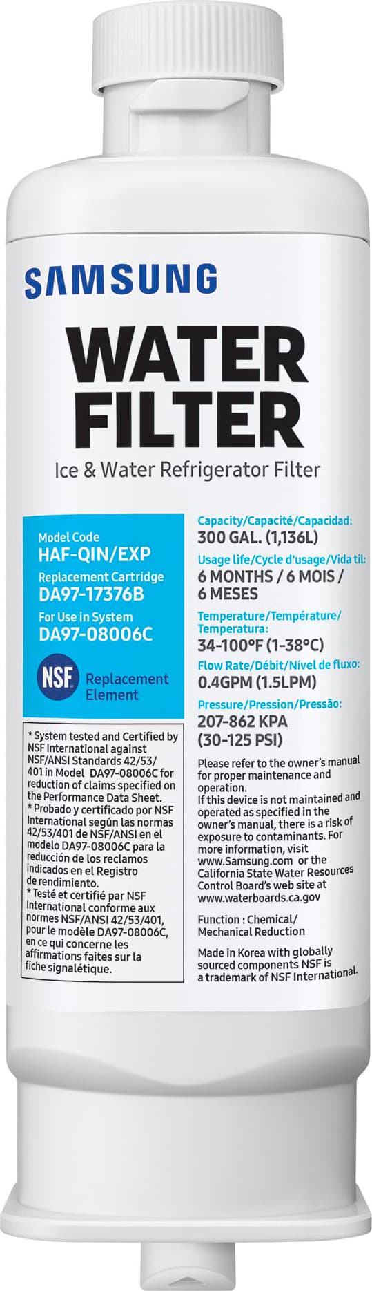 vattenfilter HAF-QIN/EXP