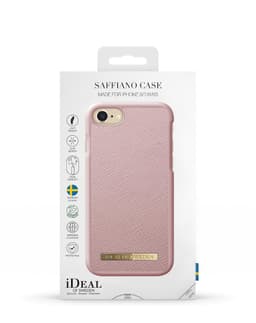 Saffiano Case iPhone 8/7/6/6S/SE Pink