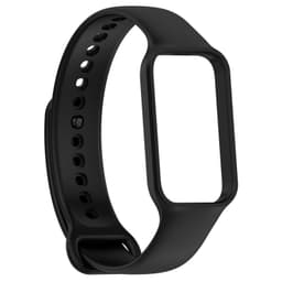 Silicone Klockarmband kompatibelt med Xiaomi smart Band 8 Active, Redmi Band 2 Black