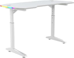 Piranha Base 120 RGB gaming-skrivebord (hvid)
