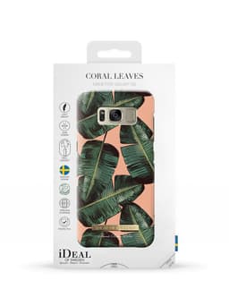 Fashion Case Janni Galaxy S8 Coral Leaves