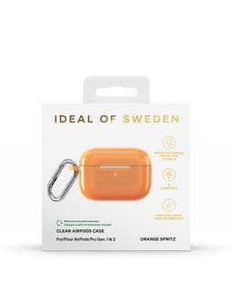 Clear AirPods Case PRO 1/2 Orange Spritz