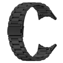 Solide metalbånd i rustfrit stål, der er kompatible med Google Pixel Watch 1/2 Sort