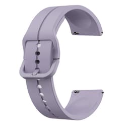 Urrem silikone Lilla 22 mm Samsung Galaxy Watch 5/5 Pro/4 40 44mm/3 41mm, Huawei watch GT3/GT2  42mm, Huami Amazfit GTS 3/GTS 2 Mini, Garmin Forerunner 158/55/Vivoactive 3/Venu