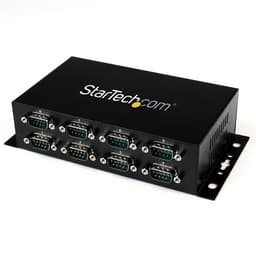 StarTech.com ICUSB2328I, USB 2.0 Type-B, Seriel, Sort, Stål, Aktivitet, 5 V