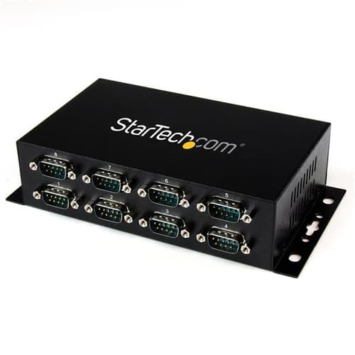 StarTech.com ICUSB2328I, USB 2.0 Type-B, Seriel, Sort, Stål, Aktivitet, 5 V