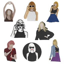 Strykelapper for reparasjonslapper for klær Mote jenter