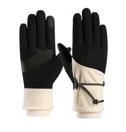 Fasjonable vinterfasjonable fortykkede berøringsskjermhansker for kvinner Sort