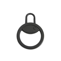 Rund glidelåstrekker, glidelåstrekk for klær, veske, støvler 10-pakning Sort