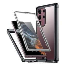 Iskunkestävä vedenpitävä matkapuhelinkotelo Musta Samsung S23 Ultra