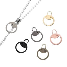 Rund glidelåstrekker, glidelåstrekk for klær, veske, støvler 6-pack