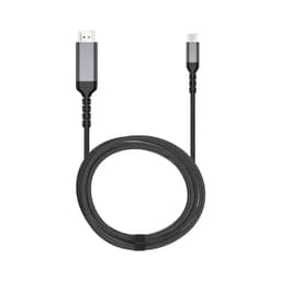 4K 60Hz Adapterkabel USB C till HDMI-Kabelkonverterare Svart 200 x 0.9