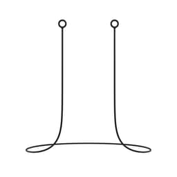 Øreprop Lanyard Anti-Lost stropper Sort
