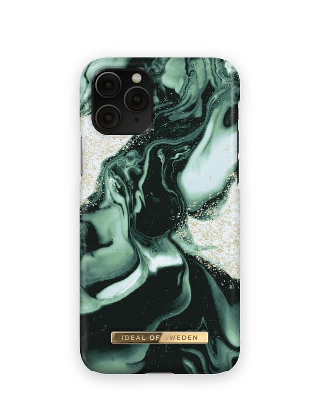 Printed Case iPhone 11P/XS/X Golden Olive Marb