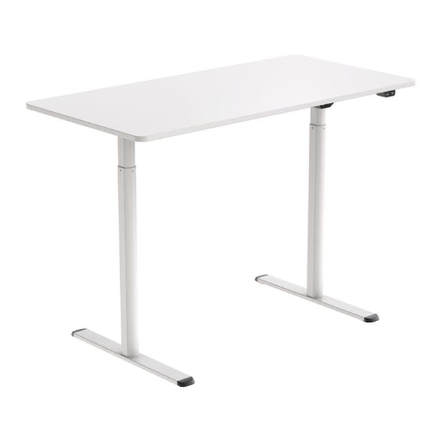 Lykke Elektrisk Hev Senk Skrivebord 140x70cm Nordic, Hvit