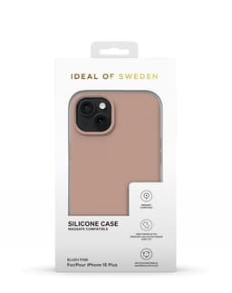 Silicone Case MagSafe iPhone 15 Plus Blush Pink