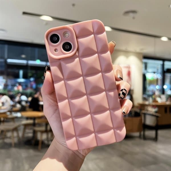 Muhkea suojakuori iPhone 13 Pro:lle - vaaleanpunainen