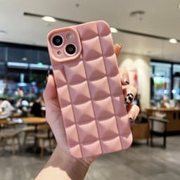 Puffy mobilskal till iPhone 13 Pro - Rosa