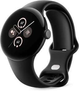 Google Pixel Watch 2 WiFi -älykello, Obsidian