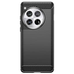 Børstet silikone cover OnePlus 12R - Sort