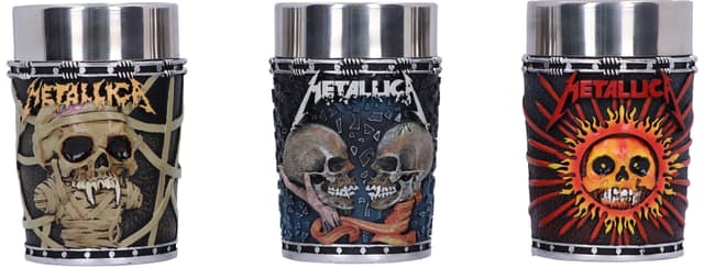Nemesis Now Metallica shotglass (3-pakning)
