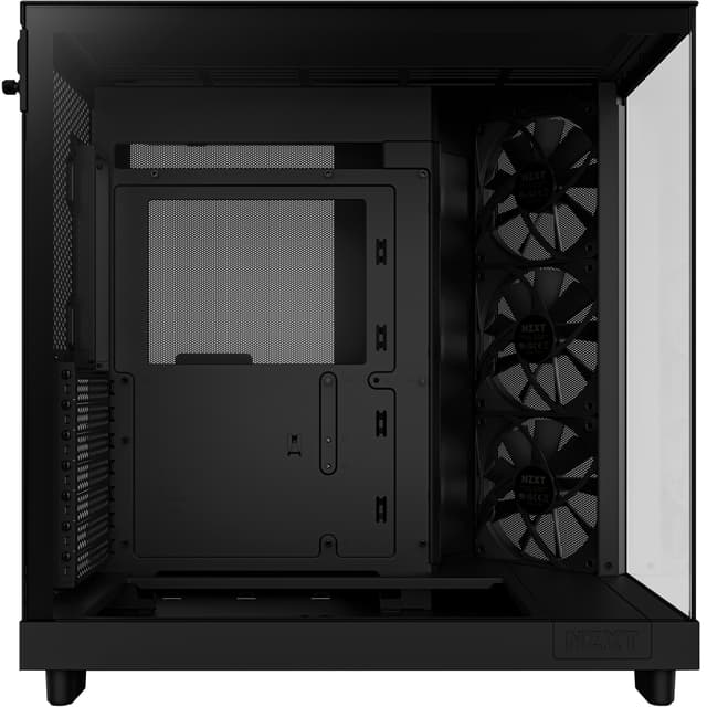 NZXT H6 Flow 2024 PC chassi (svart) - Elgiganten