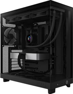 NZXT H6 Flow 2024 PC-kabinett (sort)