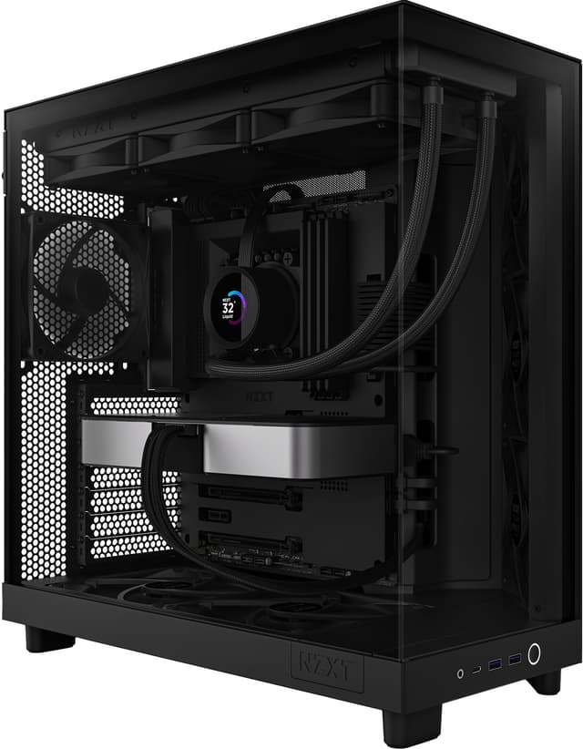 NZXT H6 Flow 2024 PC-kabinett (sort)