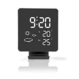 Nedis Väderstation | Inomhus & utomhus | Inklusive trådlös vädersensor | Väderprognos | Tidsdisplay | Digital | Alarmklockfunktion