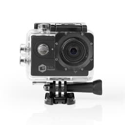 Nedis handling Cam | Enkel Skjerm | 4K@60fps | 16 MPixel | Vanntett opptil: 30.0 m | 90 min | Wi-Fi | App tilgjengelig for: Android/ IOS | Montering inkludert | Sort