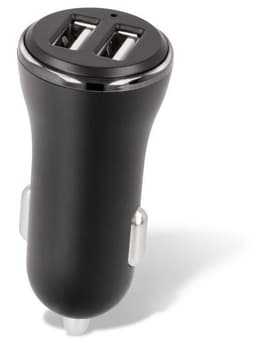 Forever CC-03 Billader 2x USB 3,6A, svart