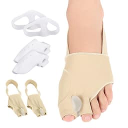 Tåavstand, tåskiller Hallux valgus tåkorrigerer beige S