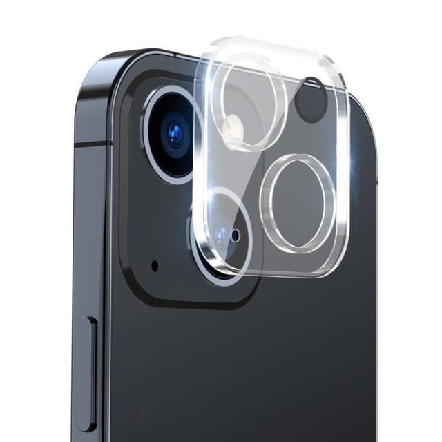 SKALO iPhone 15 3D Linsskydd/Kameraskydd Härdat Glas