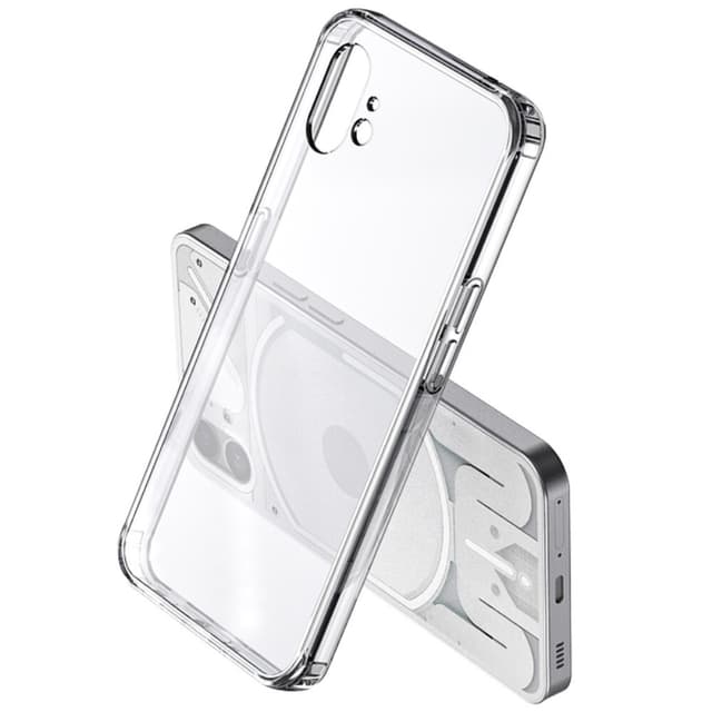 SKALO Nothing Phone (1) Stødsikker Clear Hybrid Cover - Gennemsigtig
