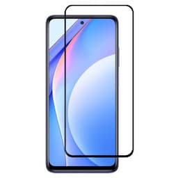 SKALO Xiaomi Mi 10T Lite Heltäckande Skärmskydd Härdat Glas - Svart