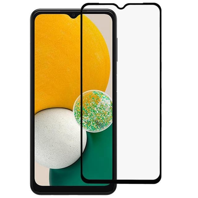 SKALO Samsung A13 5G Heltäckande Skärmskydd Härdat Glas - Svart