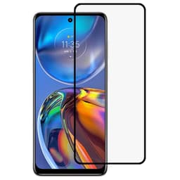 2-PACK SKALO Motorola Moto E32/E32s Heltäckande Skärmskydd Härdat Glas - Svart