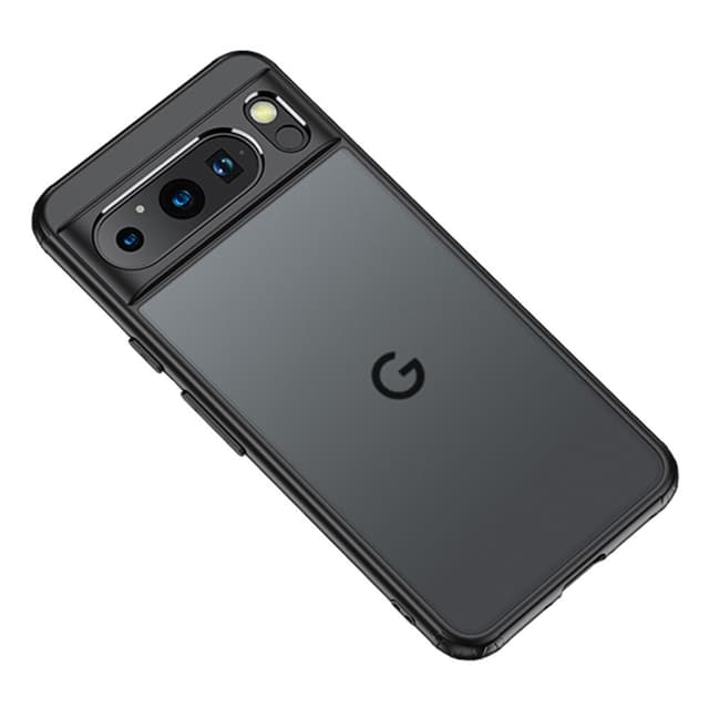 SKALO Google Pixel 8 Pro TPU Clear Hybrid Skal - Svart
