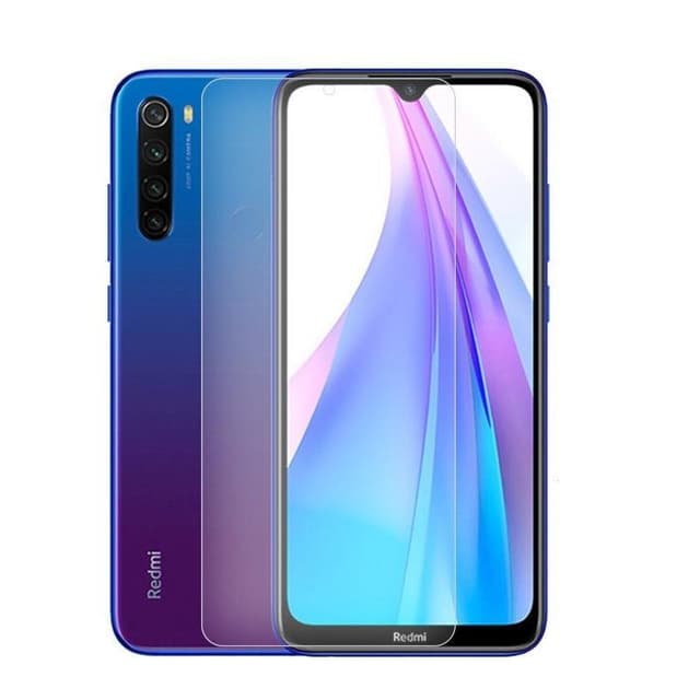 2-PACK SKALO Xiaomi Redmi Note 8 Skärmskydd i Härdat glas
