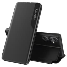 SKALO Samsung A34 5G Clear View Window Case - Musta