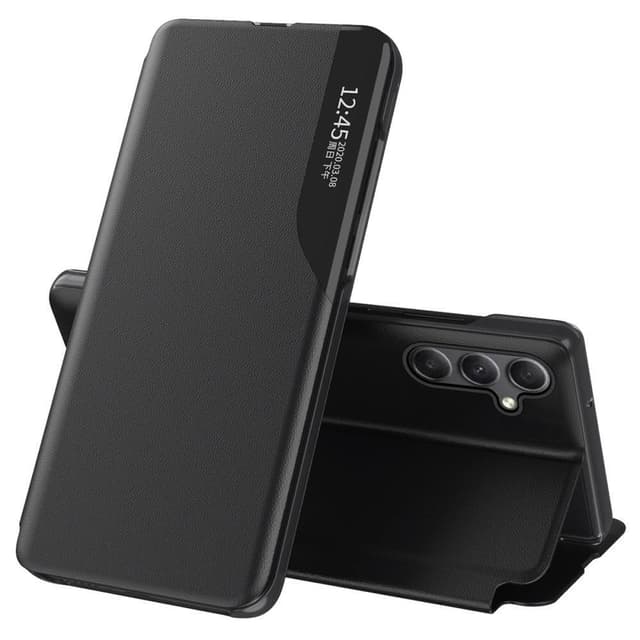 SKALO Samsung A34 5G Clear View Window Case - Musta